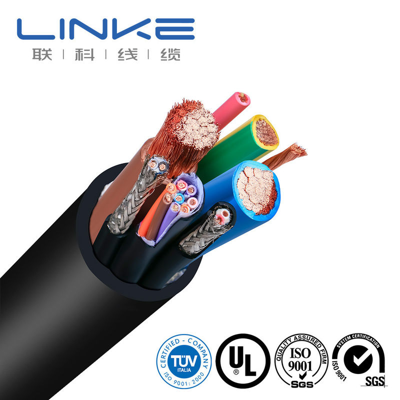 Kabel Energi Desain Multiple Core Jacket TPU untuk Kabel Powerline di Kendaraan Energi