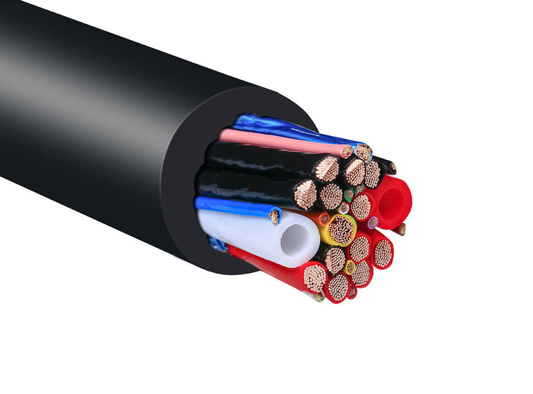Kabel Pengisian EV Konduktor Tembaga 1000V Disesuaikan dengan TPU Energy Liquid Cooled