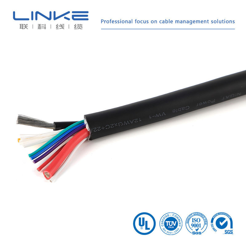Kabel kendaraan listrik yang disertifikasi CE-TUV khusus 300-600V Tegangan nominal untuk efisiensi Kabel kendaraan energi baru