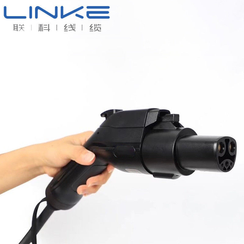 32A Listrik Berkualitas IP65 Kelas Perlindungan Kabel Pengisi Daya Jaket Silikon EV untuk Kendaraan Listrik