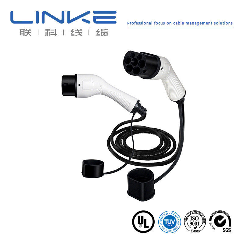 Kabel Pengisi Daya EV Steker IEC 62196-2 dengan Sertifikat CE TUV dan Konduktor Tembaga Murni untuk Stasiun Pengisian Daya EV Lambat