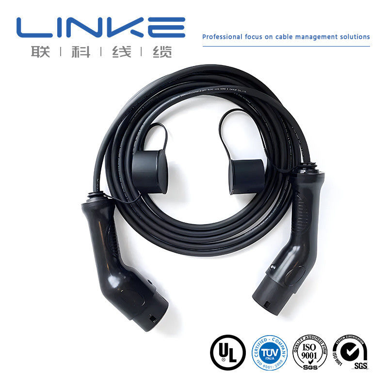 Kabel Pengisi Daya EV 105 Derajat AC 300/500V Konduktor Tembaga Murni Isolasi Silikon untuk Koneksi Mobil Pintar