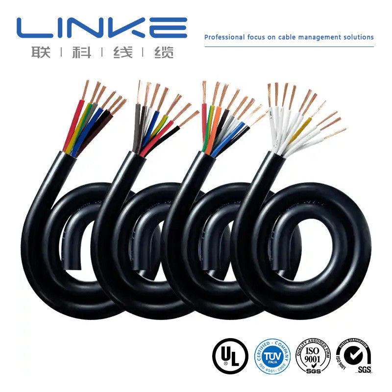 3034/0.20 Struktur Kabel Daya Fleksibel Multi Core Kawat Listrik untuk Perbaikan yang Mudah