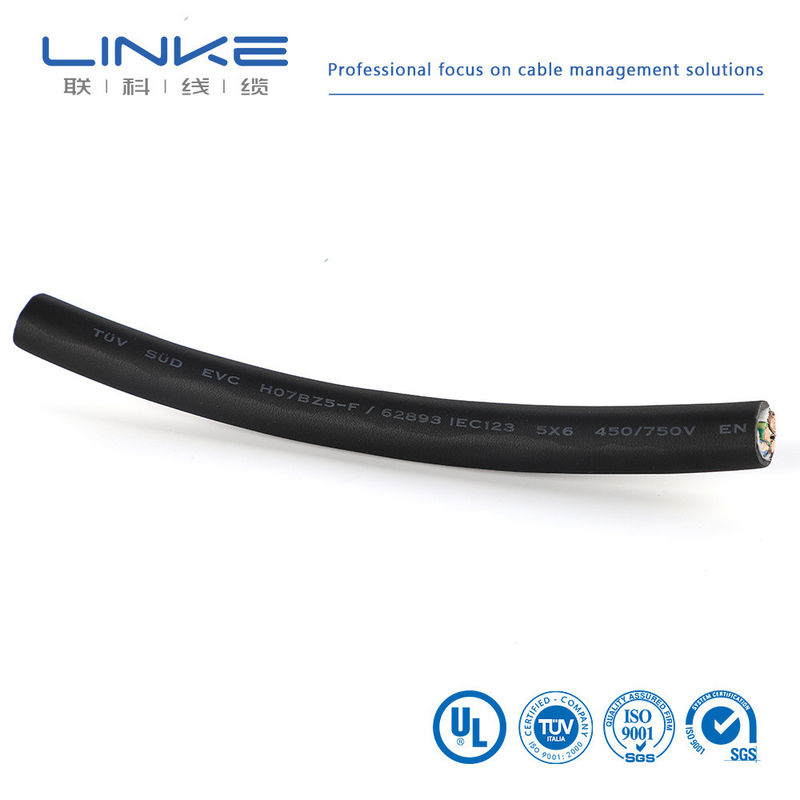 Customization XLPE3 Core 6 sup2 Kabel pengisian untuk pengisian kabel di bawah tanah