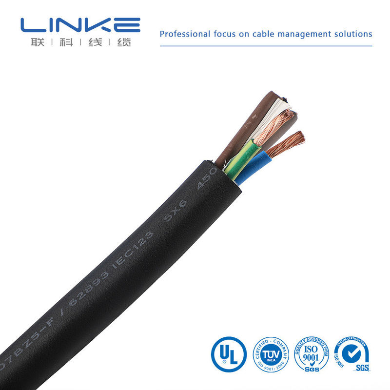 Customization XLPE3 Core 6 sup2 Kabel pengisian untuk pengisian kabel di bawah tanah