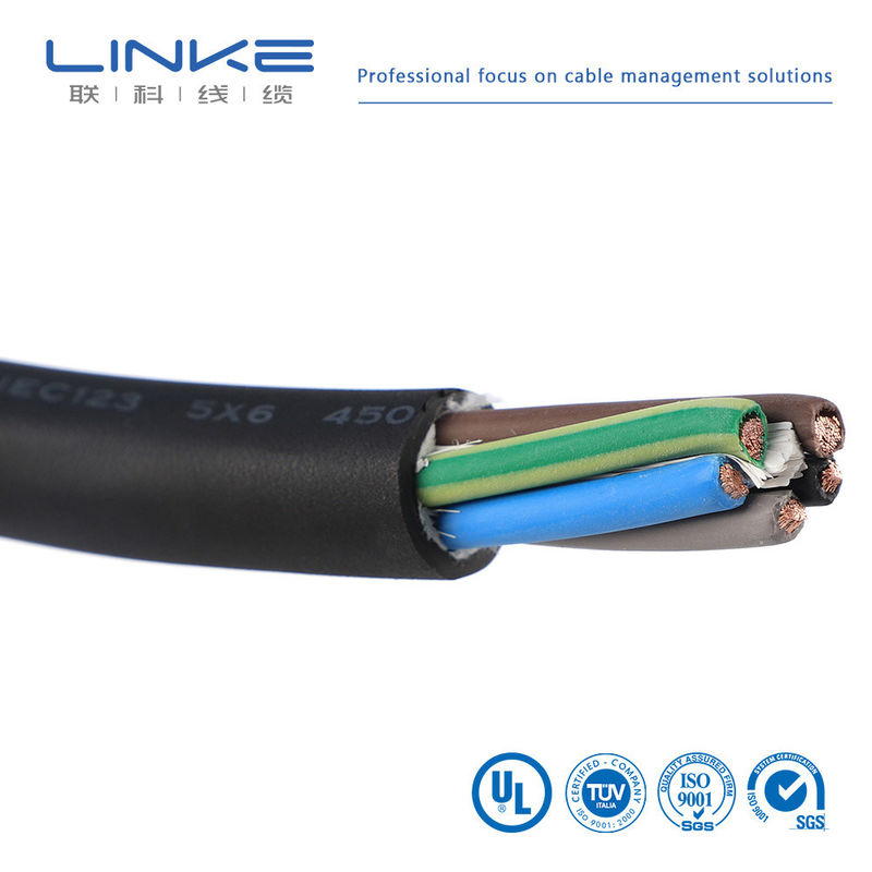 Customization XLPE3 Core 6 sup2 Kabel pengisian untuk pengisian kabel di bawah tanah