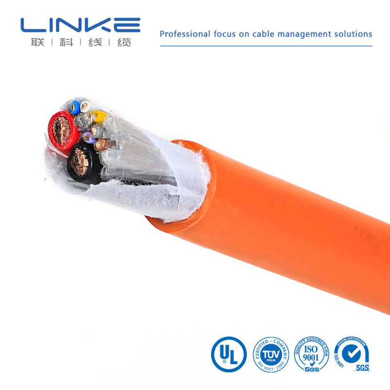 Kabel tegangan tinggi konduktor tembaga terisolasi dengan ketahanan suhu tinggi dan tegangan nominal 600V untuk aplikasi industri