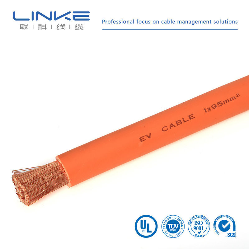 Kabel tegangan tinggi konduktor tembaga terisolasi untuk lingkungan silikon lembut khusus EVP-SIR Kawat HV suhu tinggi Kabel silikon HV industri