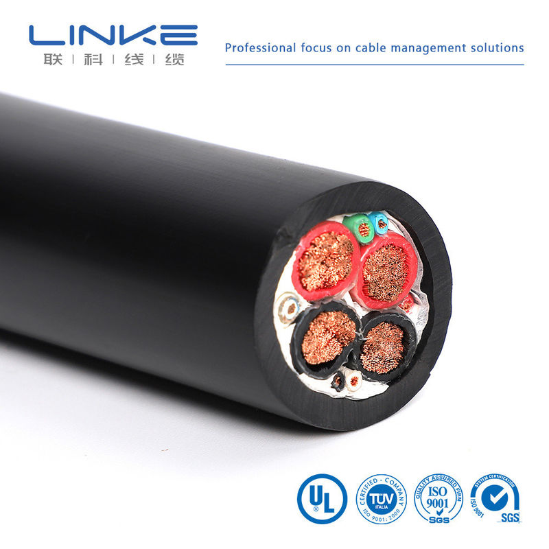 Kabel tegangan tinggi konduktor tembaga terisolasi untuk lingkungan silikon lembut khusus EVP-SIR Kawat HV suhu tinggi Kabel silikon HV industri