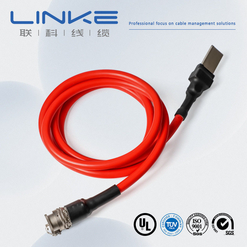 Resistensi suhu tinggi Soft Silicone Cable Harness untuk permintaan khusus Fleksibel Silicone Wire Silicone Kawat Karet Kabel Industri Kabel Silicone Otomotif Silicone Harness