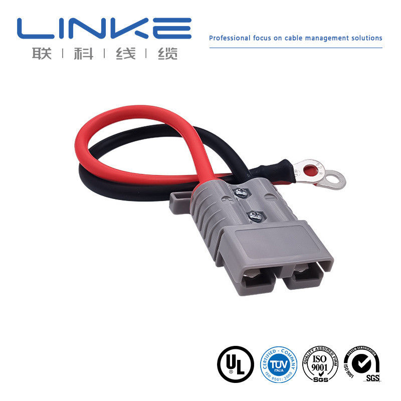 Konektor colokan 8AWG kabel konektor panel surya 50A/600V Kabel konektor panel surya 300mm