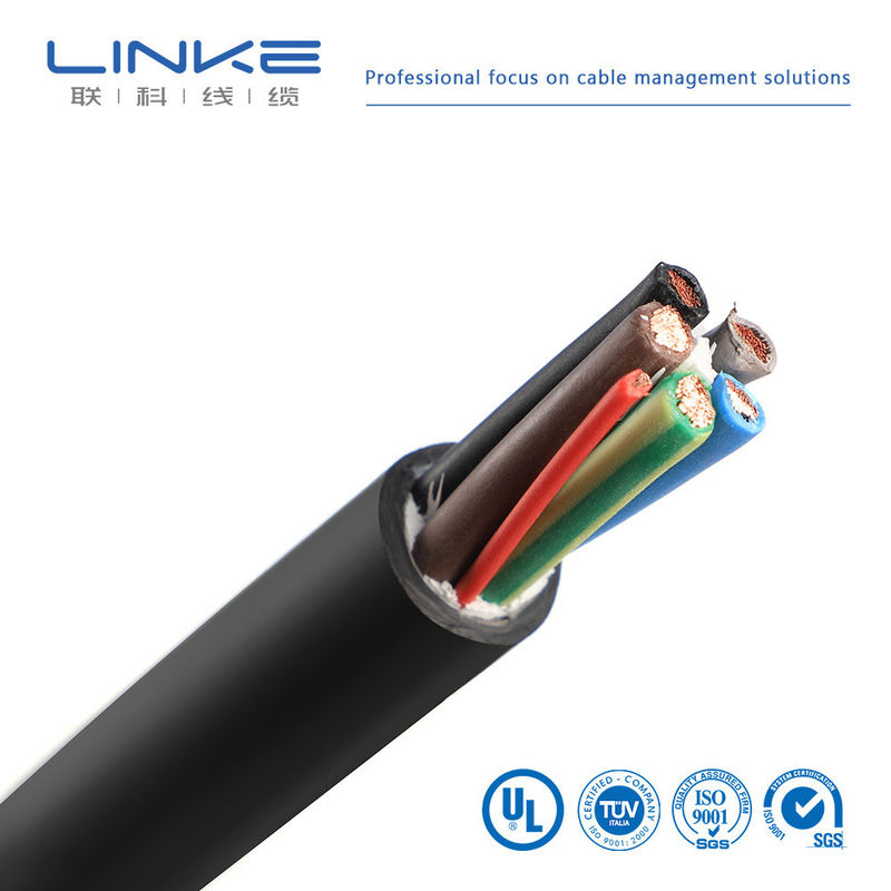 Kabel elevator inti berwarna atau kode yang disesuaikan untuk fasilitas penyimpanan Kabel elevator tahan lama Kabel elevator industri