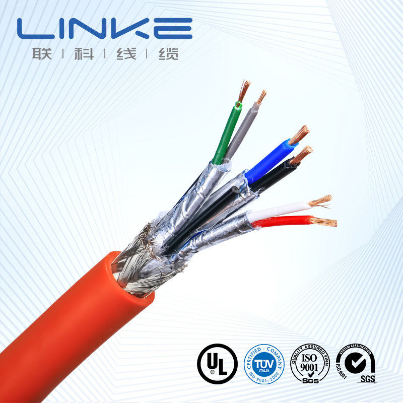 Kabel khusus Tembaga tahan api dengan PVC XLPE atau karet silikon terisolasi