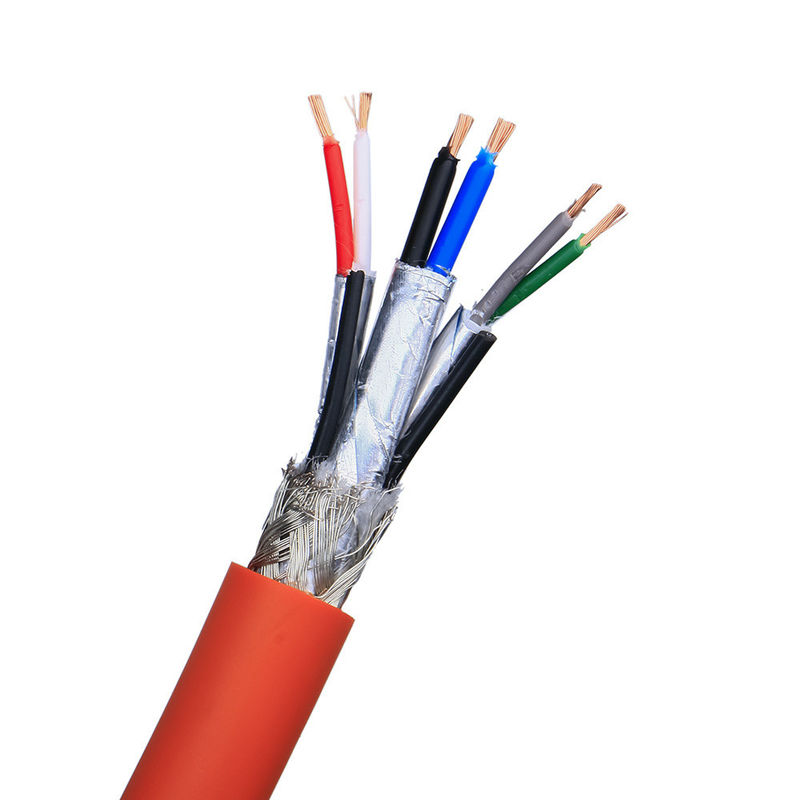 Kabel khusus Tembaga tahan api dengan PVC XLPE atau karet silikon terisolasi
