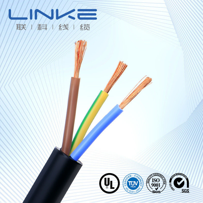 RS PRO 3 Core x 0.75sqmm ((Kelas 5 PCW), PVC terisolasi, PVC berlapis, 300/300V,H03VV-F.