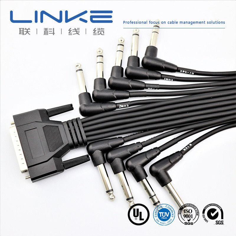 Kabel XLR yang disesuaikan dengan kualitas suara yang tinggi dan kawat tembaga kosong untuk aplikasi audio profesional