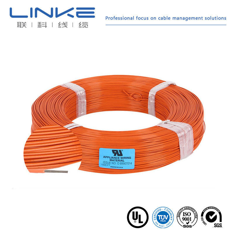 Kabel terisolasi PVC tipe konduktor berantai UL1007 untuk kabel hook up suhu tinggi