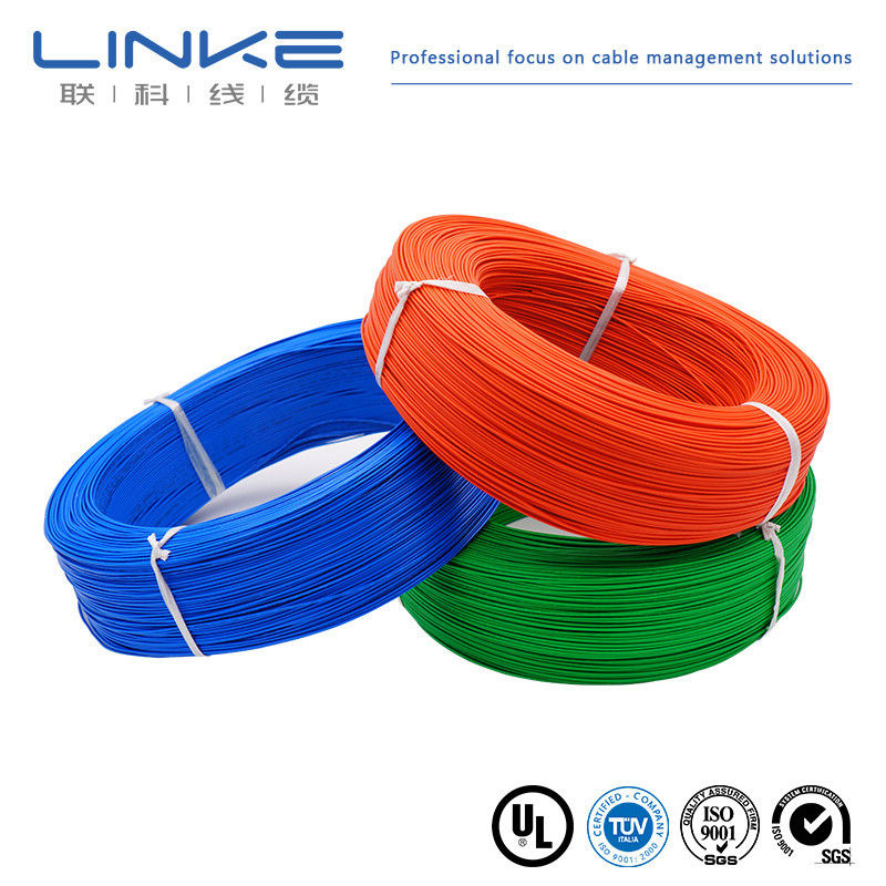 Kabel terisolasi PVC tipe konduktor berantai UL1007 untuk kabel hook up suhu tinggi