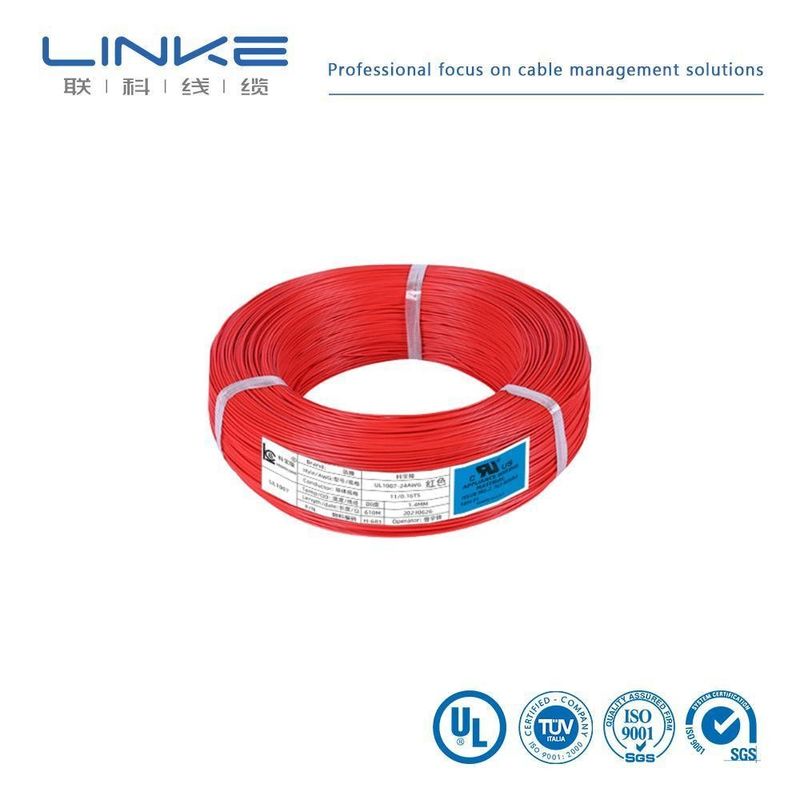 Kabel tembaga kaleng tahan api 300V 150c UL1591 24AWG Kabel kabel mesin mobil