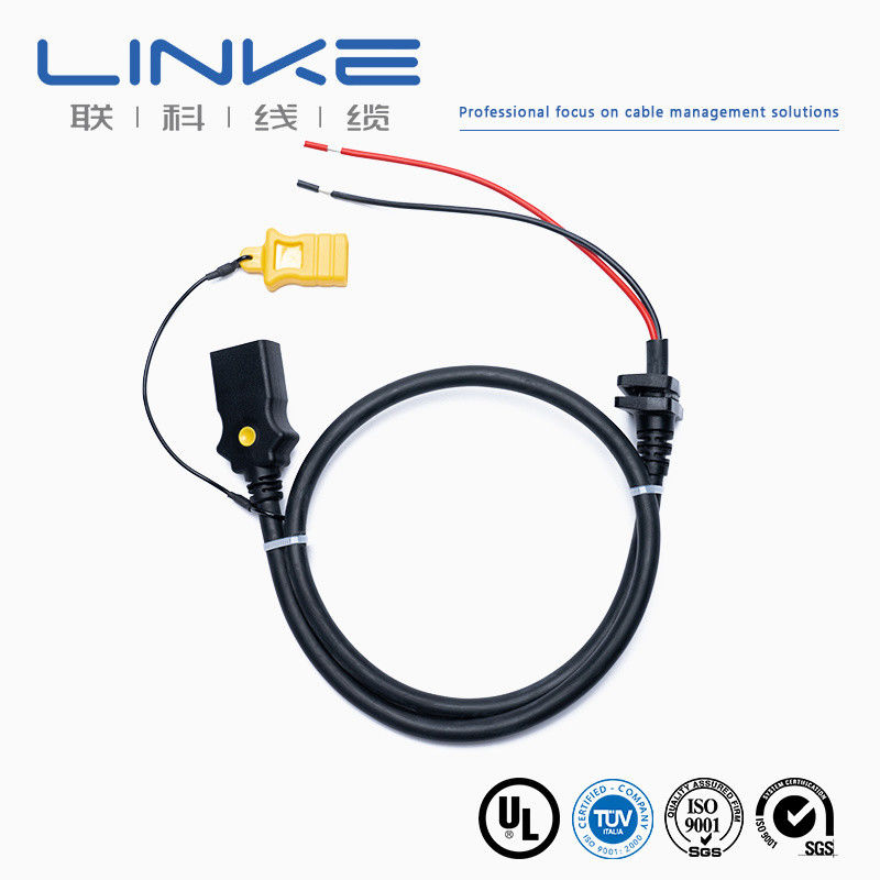 Kabel konektor baterai RF Koaksial Rg142 Test Cable Assembly dengan kabel tahan api kawat tembaga