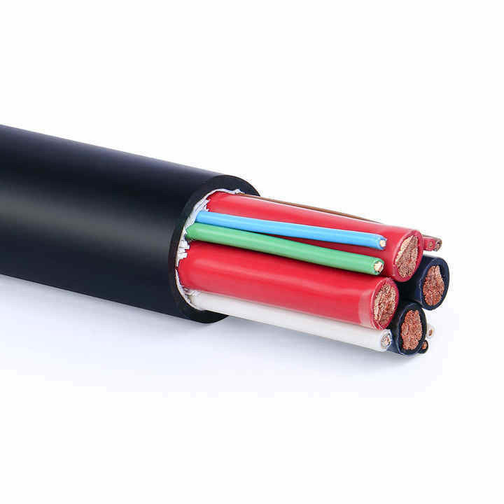 300/500V H05rn-F Karet Terisolasi dan Selubung Kontrol Tahan Minyak Industri dan Kabel Daya