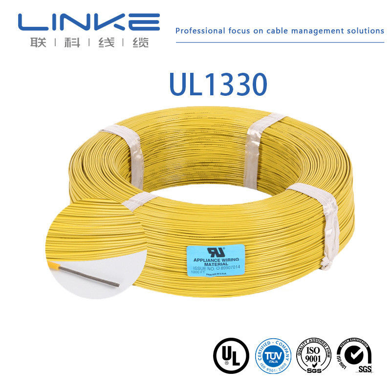 10-30AWG Tinned Copper Wire Core FEP Insulation UL1330 Power Wire Electric Cable untuk Aplikasi Suhu Tinggi