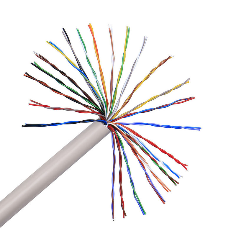 Kawat kaleng UL2464 300V PVC Jacket Conductor Tembaga Kabel Multi Core untuk pasokan listrik