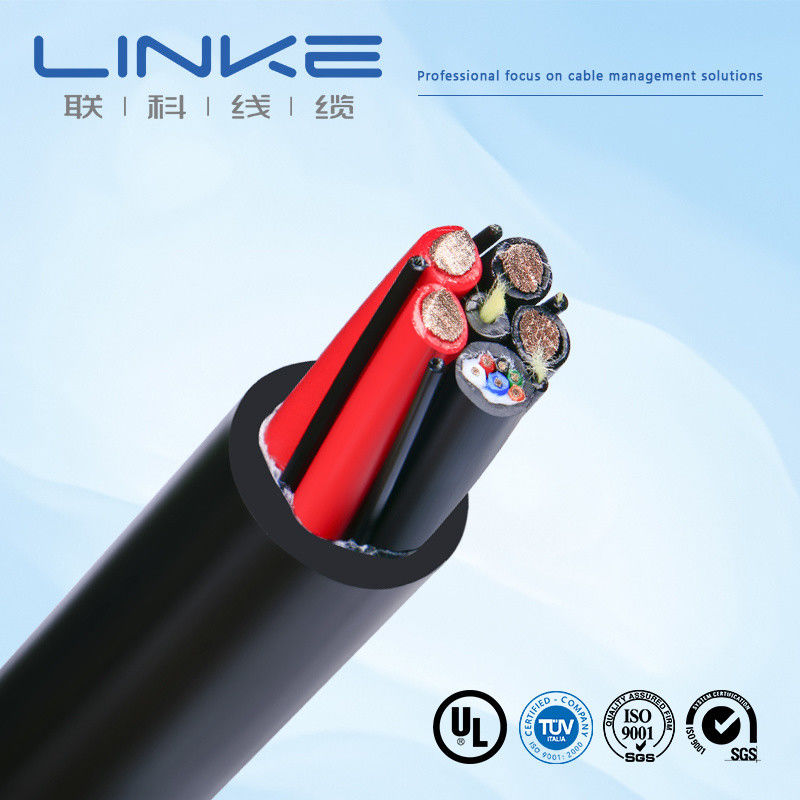 Kabel Fleksibel Karet Karet Karet Multipel untuk Peralatan Kapal Selam