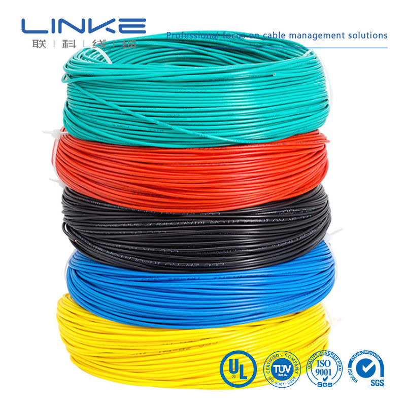 UL Certified UL1569 PVC Isolated Tined Copper Single Core Cable untuk kabel elektronik