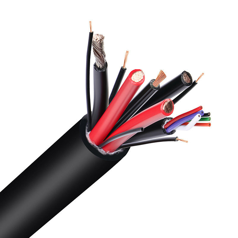 Kabel Kabel Listrik Terisolasi PVC yang Disesuaikan dengan Lapisan Waterproof dan Multiple Core