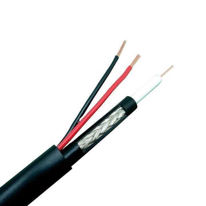 UL1007 30 AWG Black Power PVC Tembaga Konduktor Daya Listrik Koaksial Kabel Listrik