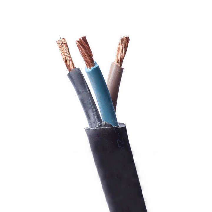 Kabel Listrik Fleksibel 0,5mm2 yang Dilapisi Karet PVC di Bawah Tanah untuk Kinerja yang Langsung