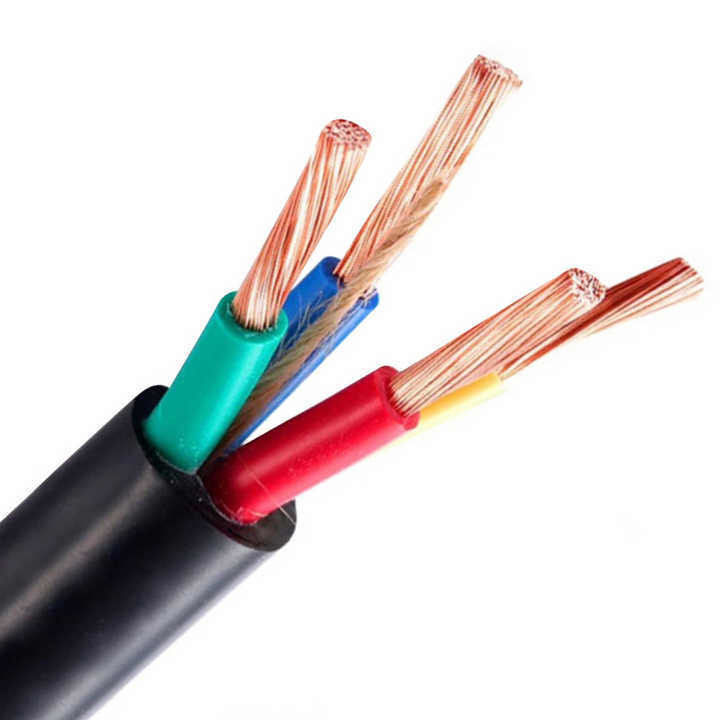 Kabel Listrik Fleksibel 0,5mm2 yang Dilapisi Karet PVC di Bawah Tanah untuk Kinerja yang Langsung