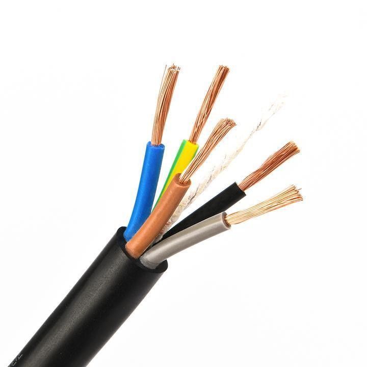 Kabel Listrik Fleksibel 0,5mm2 yang Dilapisi Karet PVC di Bawah Tanah untuk Kinerja yang Langsung