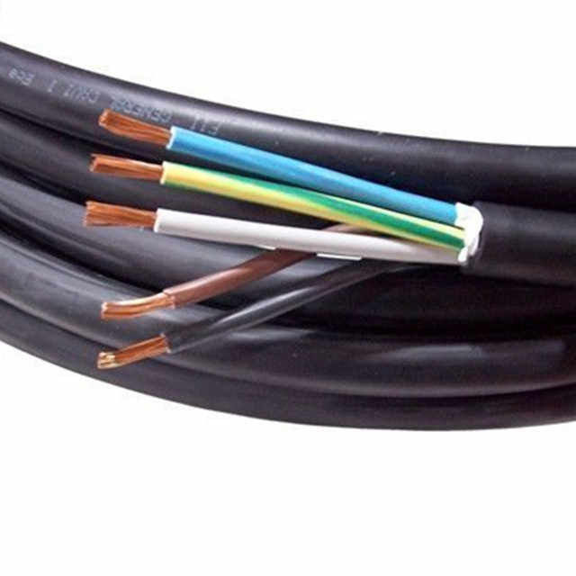Kabel tahan air fleksibel tembaga 4 inti terisolasi PVC untuk penggunaan rumah tangga dan industri