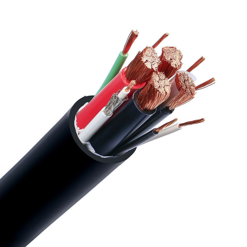 Kabel PVC Terisolasi 4 Inti 3*6+1*4 Fleksibel untuk Peralatan Listrik Rumah Tangga dan Industri