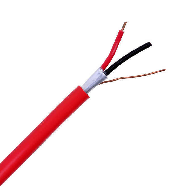 Permintaan yang disesuaikan UL terdaftar terlindung 3 inti 2.5mm Kabel tahan api alarm kebakaran
