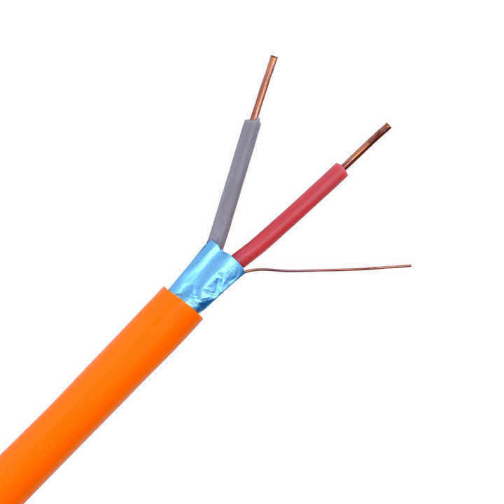 Permintaan yang disesuaikan UL terdaftar terlindung 3 inti 2.5mm Kabel tahan api alarm kebakaran