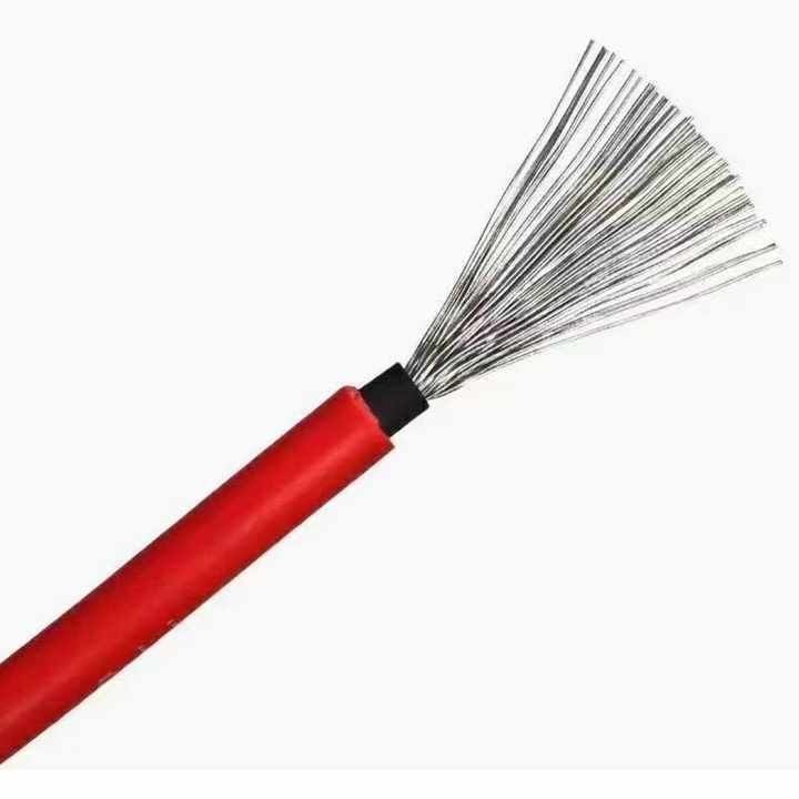 Kabel surya PV daya 1500V dengan tembaga kaleng dan isolasi XLPE untuk koneksi panel surya