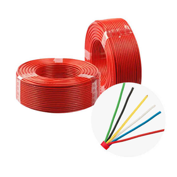 Kabel tahan api 14AWG Bare Stranded Tined Copper Fire Alarm Kabel untuk keamanan