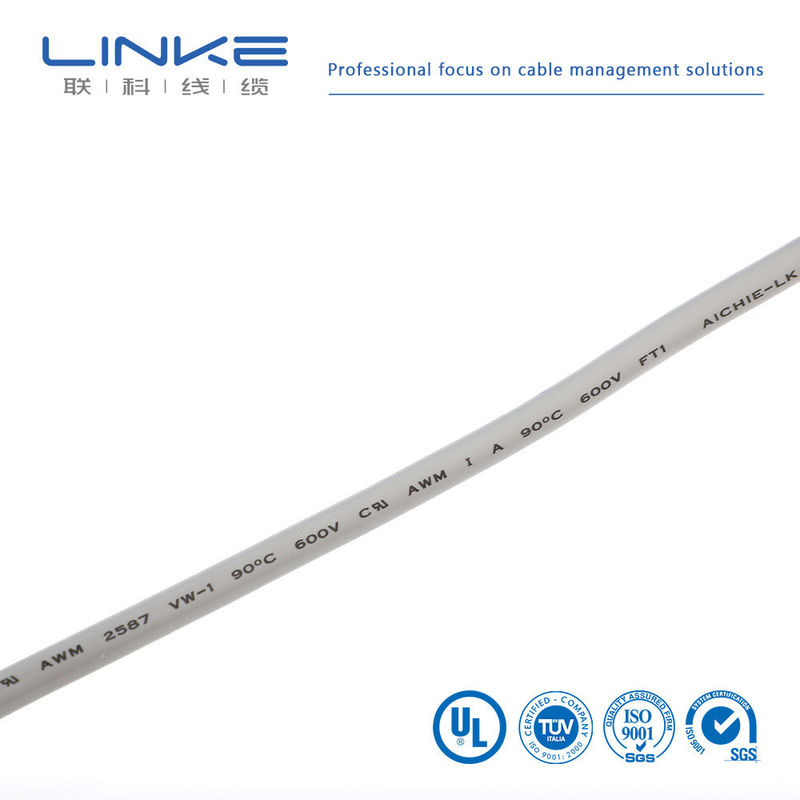 Kabel listrik UL 2587 Kawat tembaga FEP Isolasi tahan UV untuk peralatan komputer