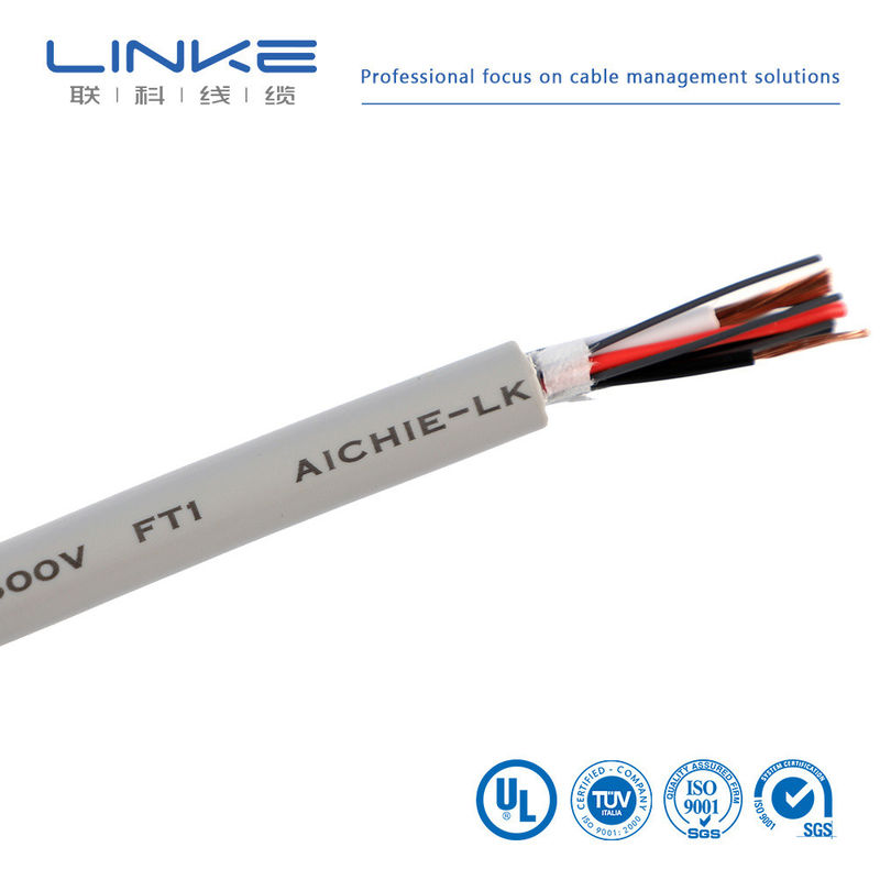 Kabel Alarm Tembaga Tin yang Tidak Terlindung dengan Isolasi Lsf dan Kabel Sistem Keamanan Jaket
