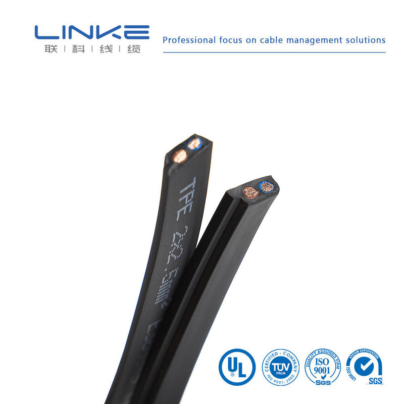 Bahan pelindung PVC YC Listrik Lemparan Wire Tembaga Terisolasi Kabel Panas untuk Mobil Robot Flat line