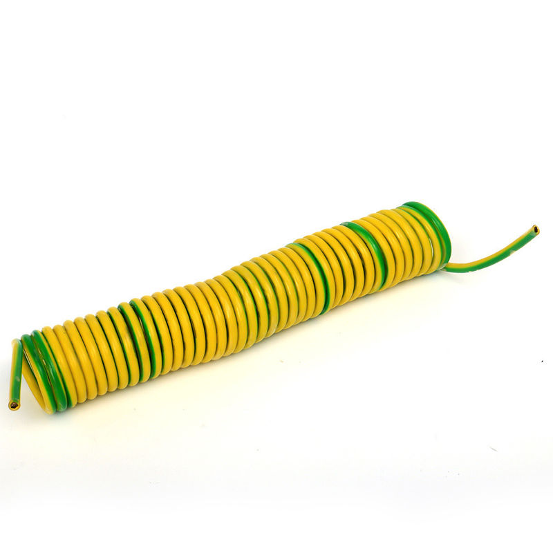 Bahan pelindung PVC 2-10 inti tahan api spiral kabel listrik rantai keriting untuk peralatan elektronik