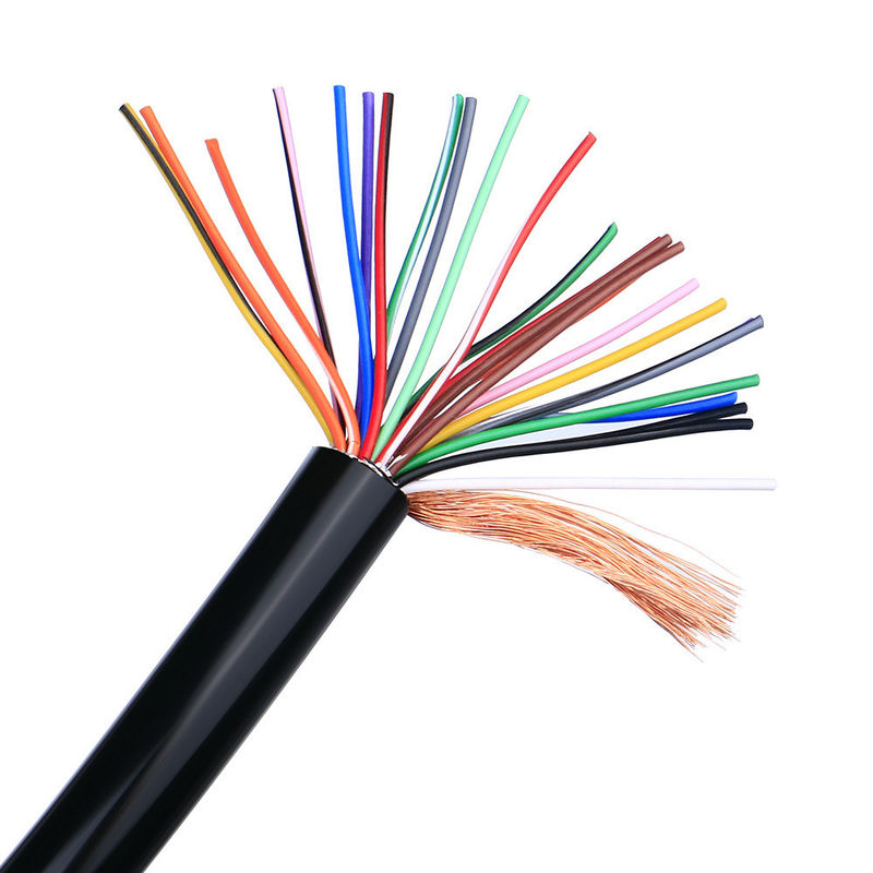 Stranded Conductor Outdoor Single 12 Core GYXTW Trailer Cable untuk Peralatan Pemadam Kebakaran Kabel Serat Optik Lapis baja
