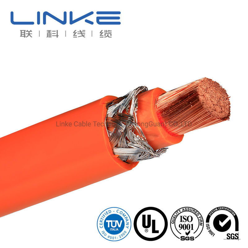 Tegangan tinggi kawat berselindung tegangan tinggi baterai listrik 25 35 50 kendaraan listrik persegi 35KV EV tegangan tinggi kawat tembaga konduktor kabel polyethylene silang