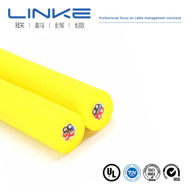 ROV Terapung Subsea Tembaga Core Kabel Ringan Dengan PUR Foam Sheath Material