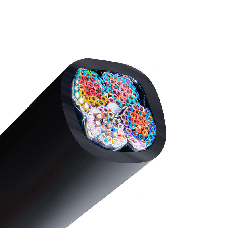 XLPE Jacket 3 Core 4 Core Kabel Otomotif Konduktor Tembaga Tegangan Menengah