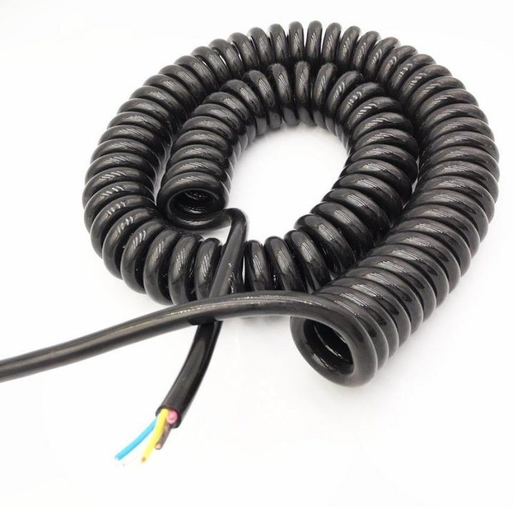 Kabel Kontrol Industri yang Disesuaikan untuk Pengolahan Daya Tinggi Kabel Spiral OEM dengan Sertifikasi UL