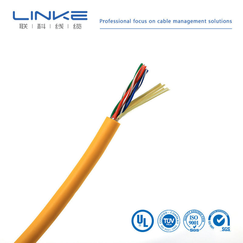 CAT5e UTP LAN Kabel CCA 1000 ft Kuning Filler Opsional Mata uang AS US Solid Kuning
